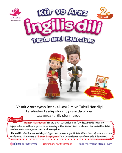 2-ci sinif İngilis Dili Test Bankı