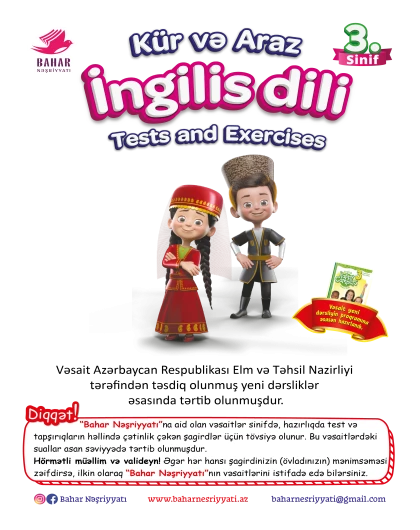 3-cü sinif İngilis Dili Test Bankı